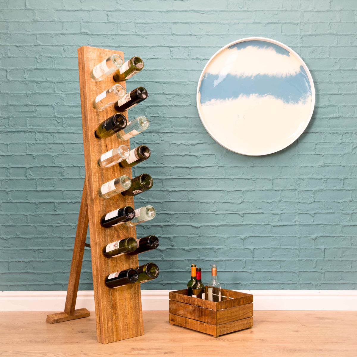 Willow Mango Wood Wine Rack – The Drinks Cabinet Store