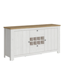Load image into Gallery viewer, Celesto White Sideboard With Wine Rack
