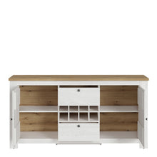 Load image into Gallery viewer, Celesto White Sideboard With Wine Rack