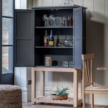 Load image into Gallery viewer, Kirkby 2 Door Cupboard Dark Grey Drinks Cabinet
