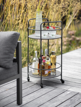 Load image into Gallery viewer, Portman Black Drinks Trolley