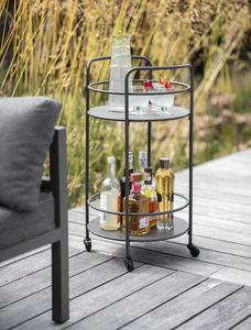 Portman Black Drinks Trolley