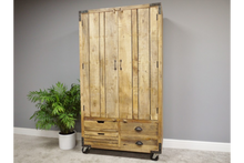 Load image into Gallery viewer, Large Storage Cabinet Industrial Retro Style Drinks Cabinet