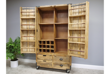 Load image into Gallery viewer, Large Storage Cabinet Industrial Retro Style Drinks Cabinet