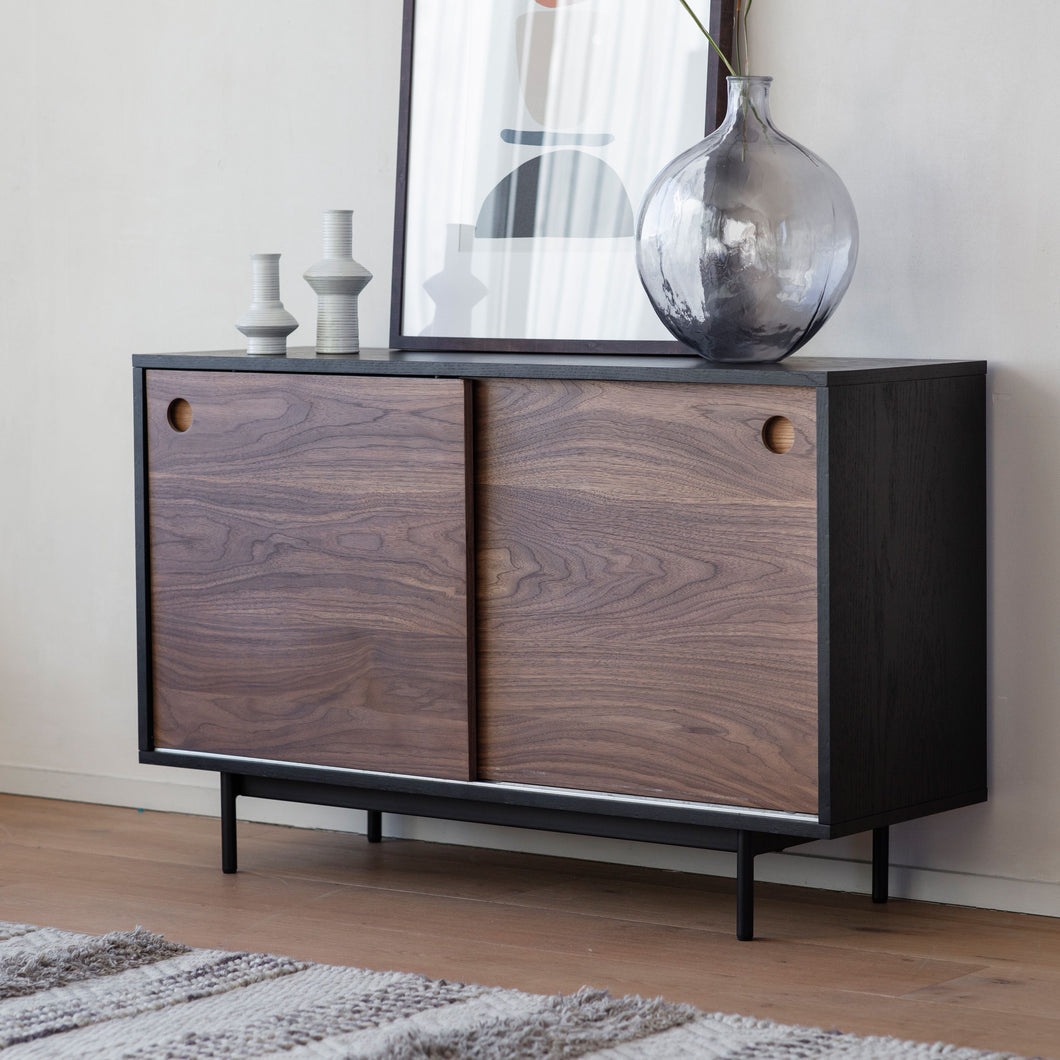 Holborn 2 Door Cabinet Wooden Sideboard Drinks Cabinet