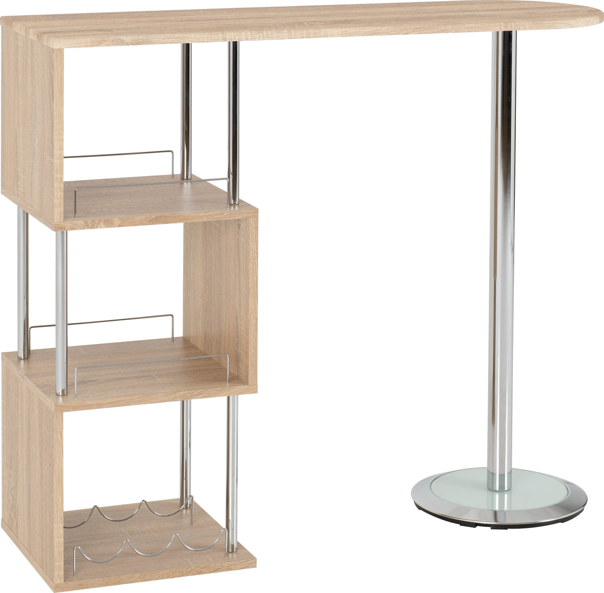 Charisma Home Bar Table With Wine Rack The Drinks Store