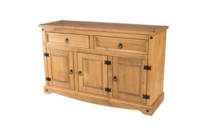 Corona Pine Medium Sideboard Drinks Cabinet - CR916