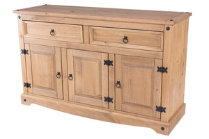 Corona Pine Medium Sideboard Drinks Cabinet - CR916