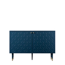 Load image into Gallery viewer, Huntingdon Cabinet Blue Bar Cabinet Sideboard