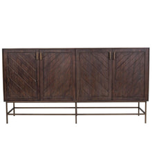 Load image into Gallery viewer, Japandi Four Door Wooden Drinks Cabinet Sideboard