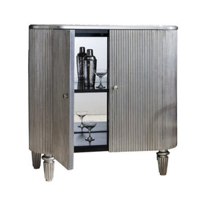 Jeeves Drinks Cabinet Silver - 5055299492468