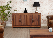 Load image into Gallery viewer, Mayan Walnut Large Low Sideboard