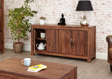 Load image into Gallery viewer, Mayan Walnut Large Low Sideboard