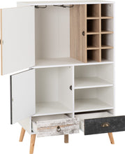 Load image into Gallery viewer, Nordic White Wine Cabinet