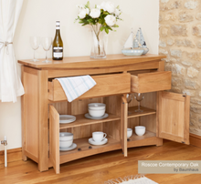 Load image into Gallery viewer, (CRESLSB) Roscoe Contemporary Oak Large Sideboard - CNS02B