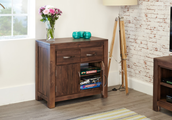 Small dark wood discount sideboard