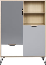 Load image into Gallery viewer, Bergen Grey Drinks Cabinet