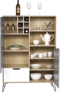 Bergen Grey Drinks Cabinet