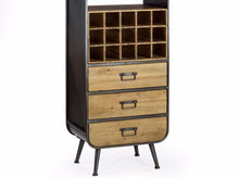 Load image into Gallery viewer, Camden Tall Drinks Cabinet Wooden 15 Bottle Home Bar