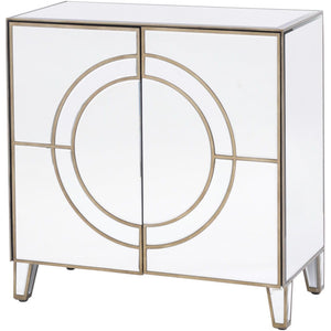 Claridge Circle Link 2 Door Mirror Cabinet