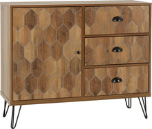 Load image into Gallery viewer, Drinks Cabinets - Ottawa 1 Door 3 Drawer Drinks Cabinet (Sideboard)