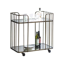 Load image into Gallery viewer, Verna Bronze Drinks Trolley Cart - 5055999244923