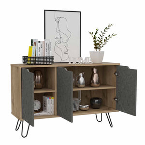 Manhattan Medium Sideboard With 3 Doors