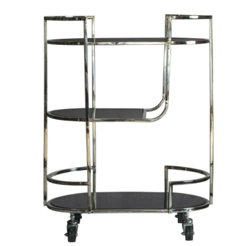 Ashton Drinks Trolley Silver