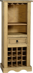 Corona Mexican Pine Wine Rack