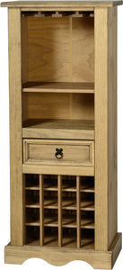 Corona Mexican Pine Wine Rack