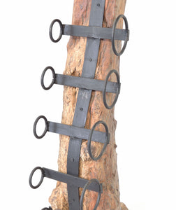 Large Eroded Wooden Wine Rack