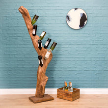 Load image into Gallery viewer, Windsor Teak Root Wine Rack