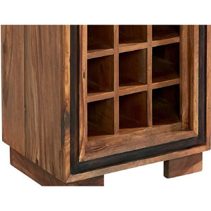 Wine Racks - Wooden Drinks Cabinet With Wine Rack