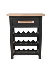 Load image into Gallery viewer, Wooden Notgrove Black Wine Rack